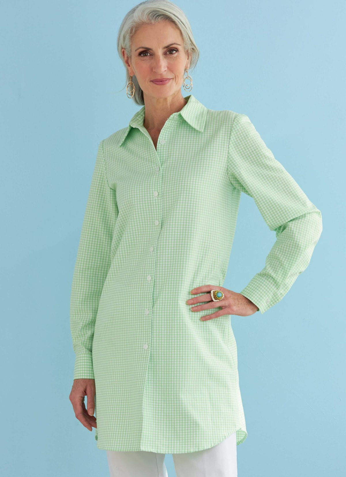 Butterick Sewing Pattern B6747 Misses' Button-Down Collared Shirts