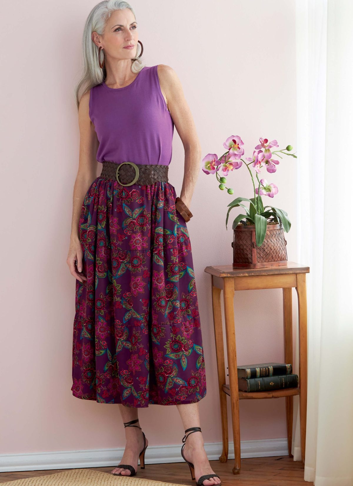 Butterick Sewing Pattern B6749 Misses' Gathered-Waist Skirts