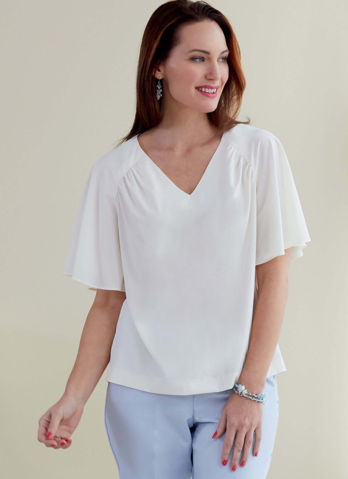 Butterick Sewing Pattern B6770 Misses' Tops and Sash