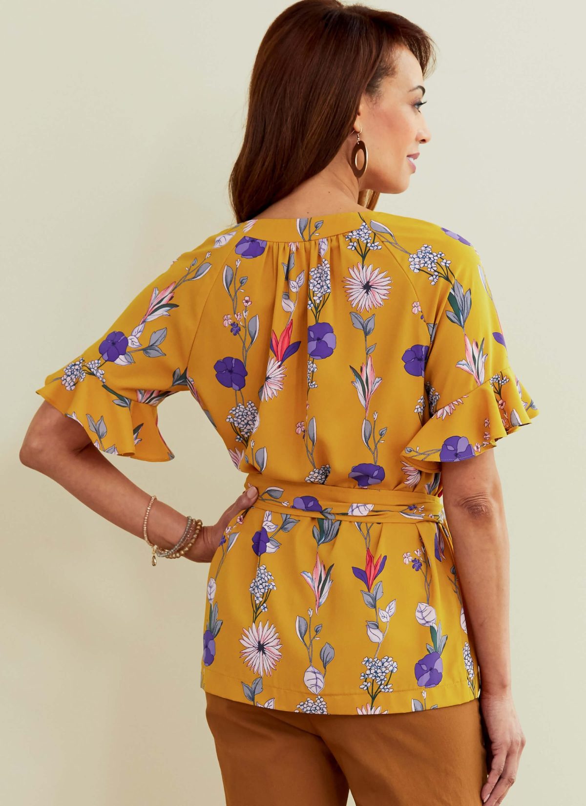 Butterick Sewing Pattern B6770 Misses' Tops and Sash