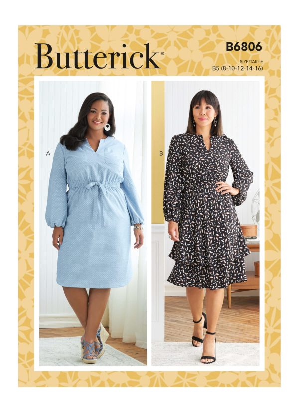 Butterick Sewing Pattern B6806 Misses' and Women's Dress
