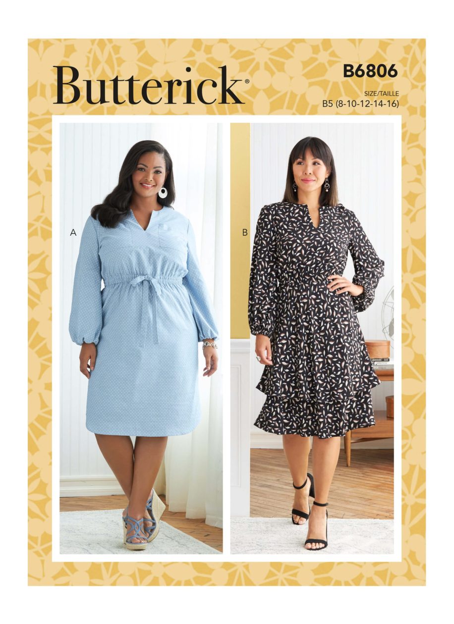 Butterick Sewing Pattern B6806 Misses' and Women's Dress