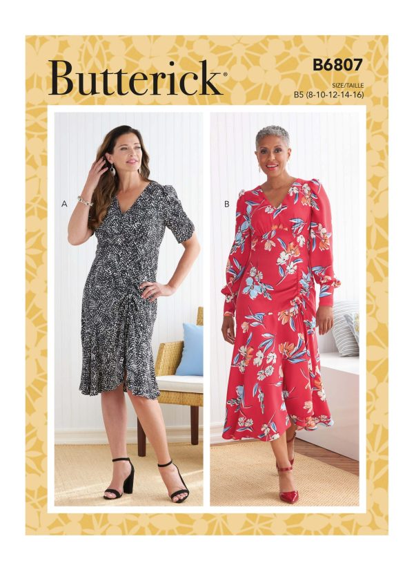 Butterick Sewing Pattern B6807 Misses' Dress