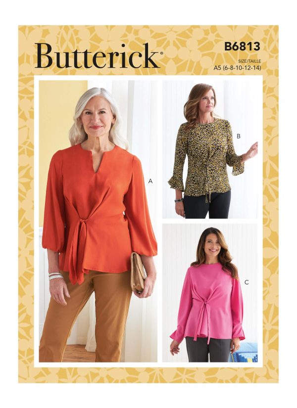 Butterick Sewing Pattern B6813 Misses' Top