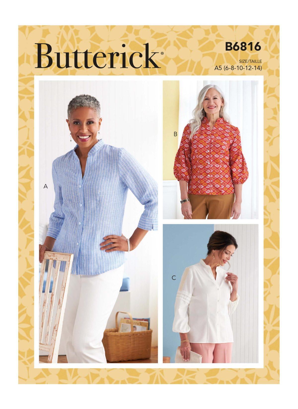 Butterick Sewing Pattern B6816 Misses' Top