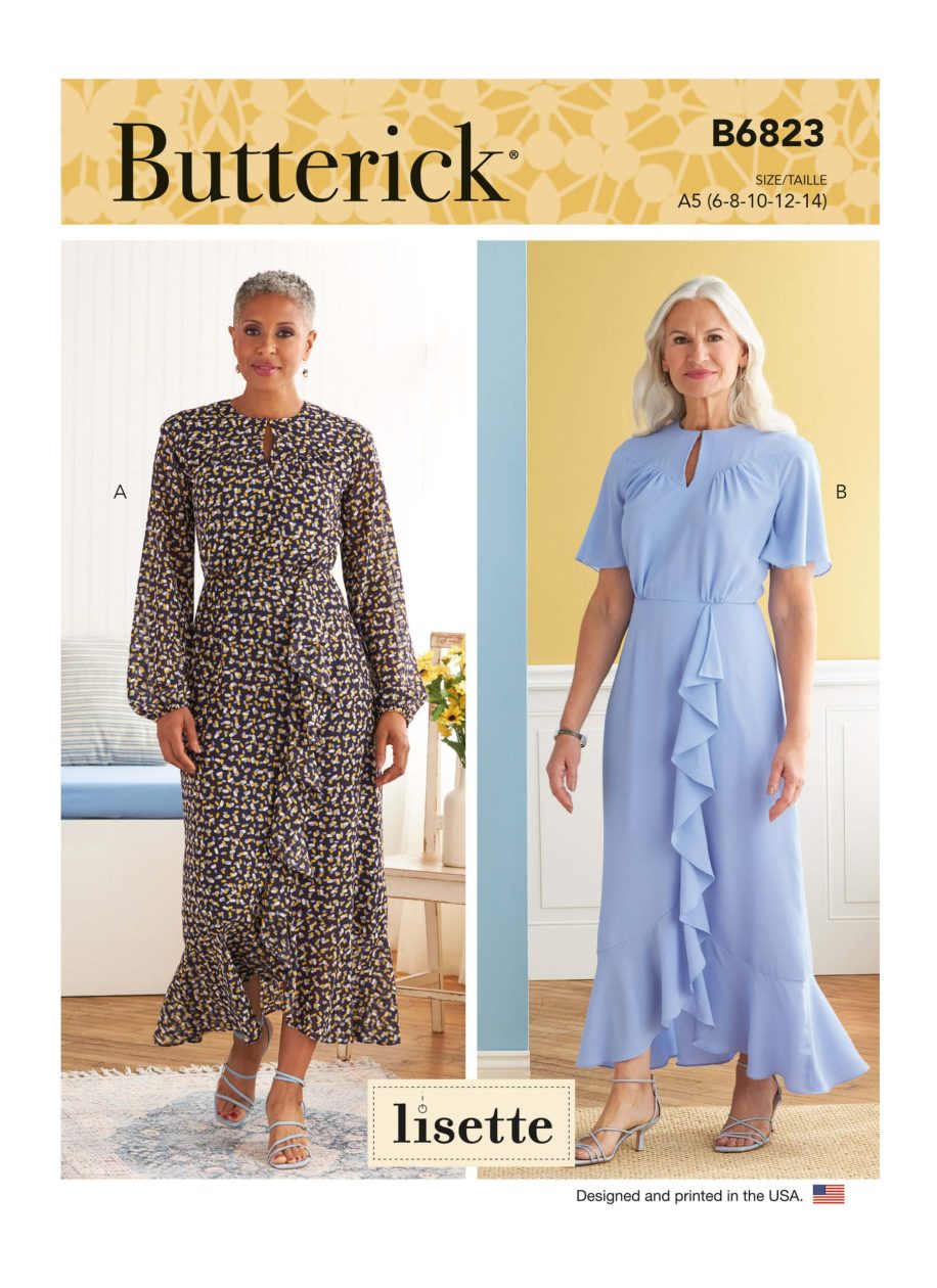 Butterick Sewing Pattern B6823 Misses' Dress Lisette