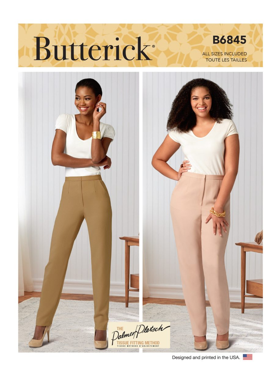 Butterick Sewing Pattern B6845 Misses' & Women's Tapered Pants