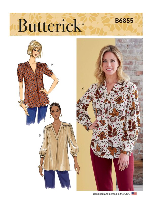 Butterick Sewing Pattern B6855 Misses' Top