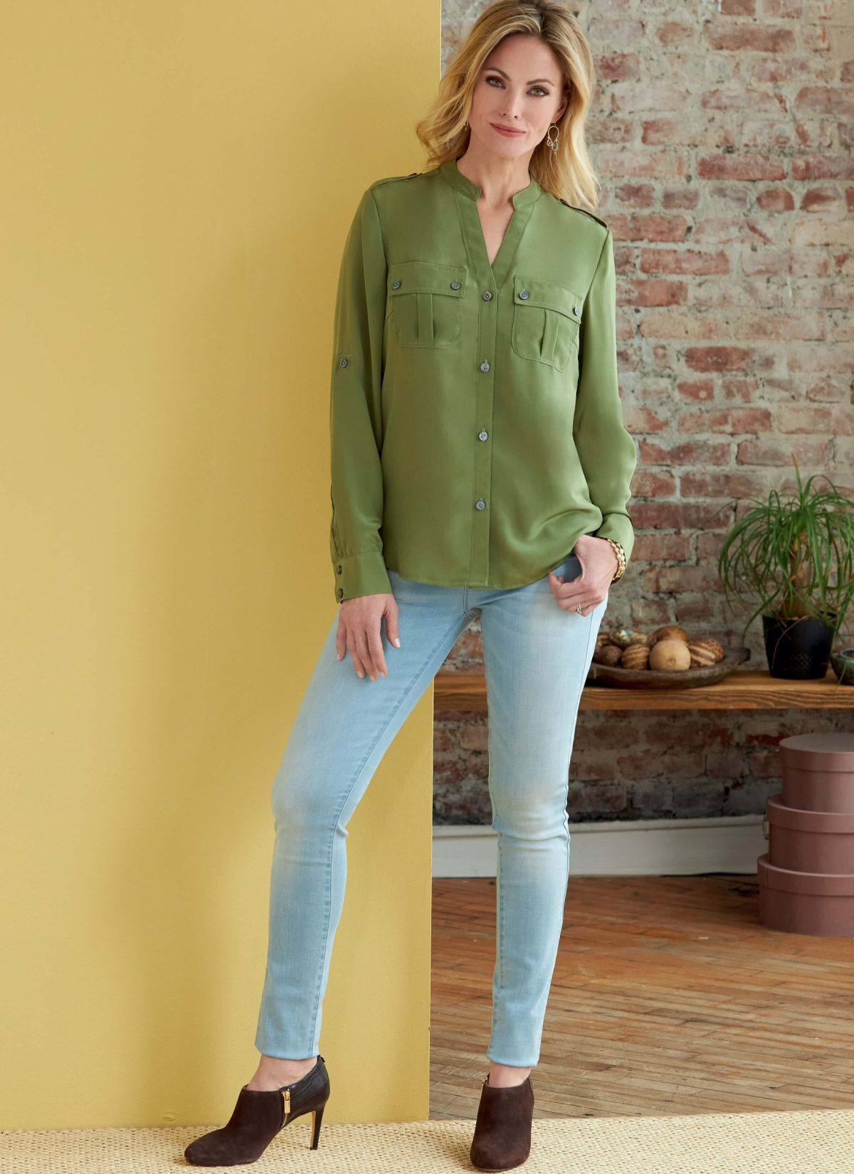 Butterick Sewing Pattern B6856 Misses' Shirt Palmer/Pletsch