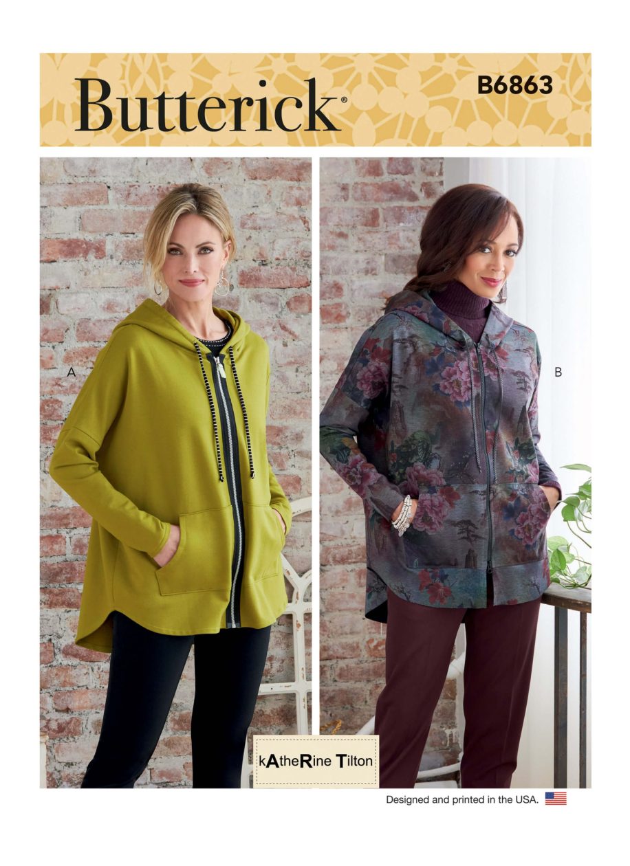 Butterick Sewing Pattern B6863 Misses' Jacket Katherine Tilton