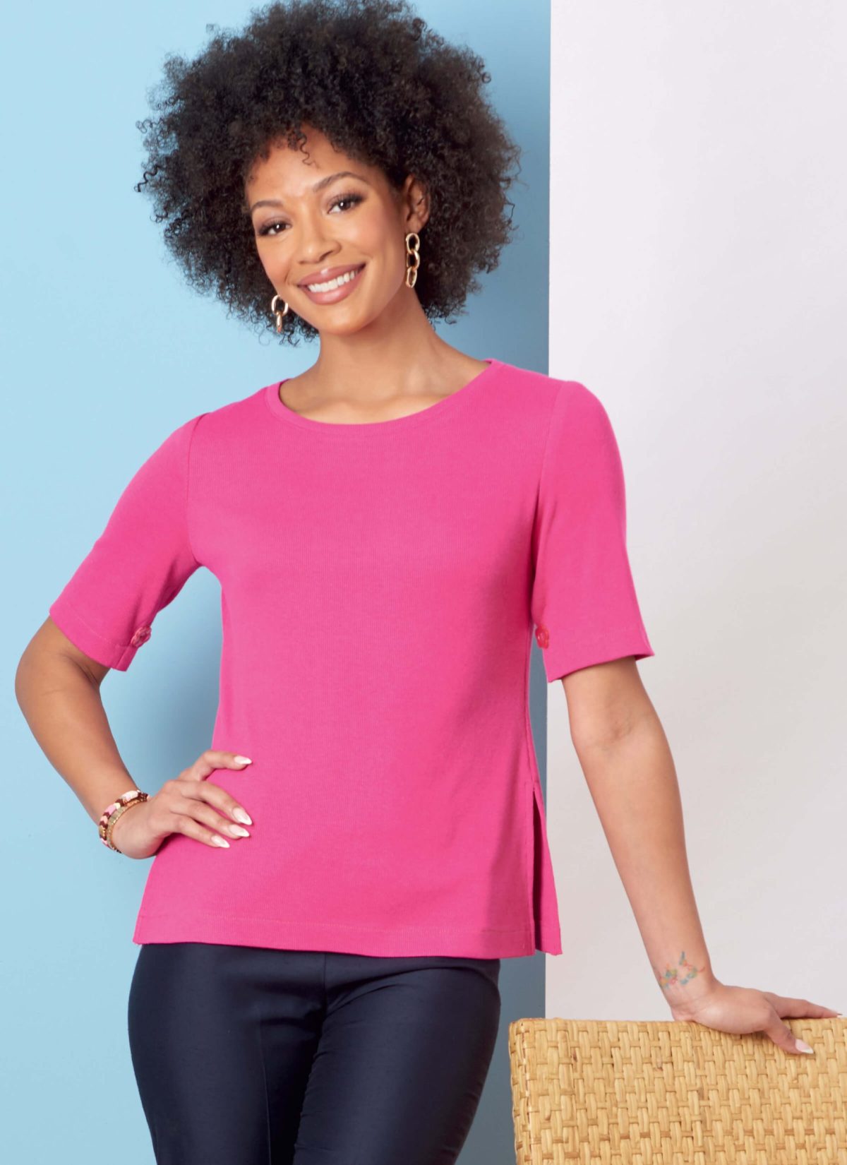 Butterick Sewing Pattern B6874 Misses' Knit Tops