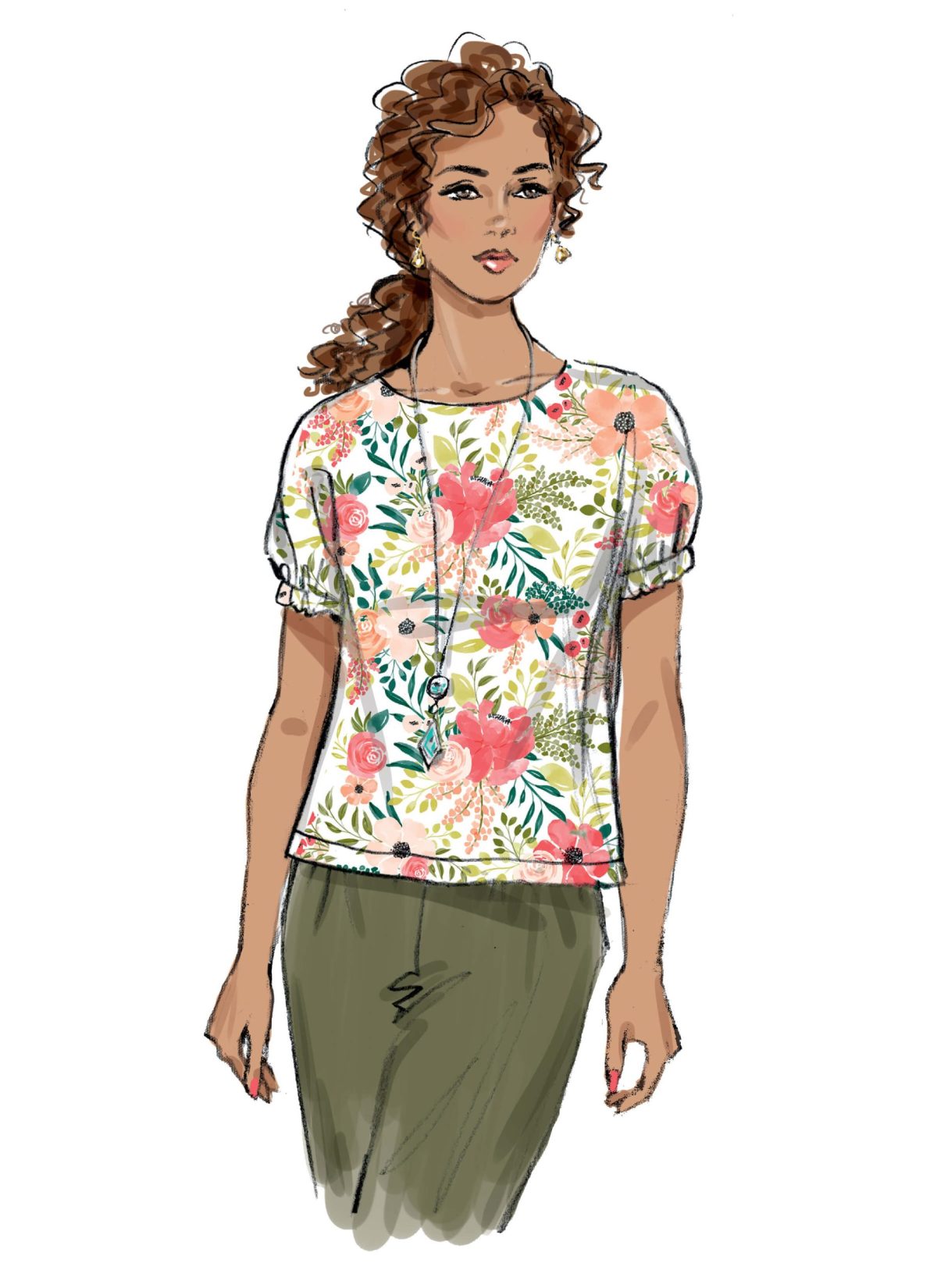 Butterick Sewing Pattern B6875 Misses' Tops