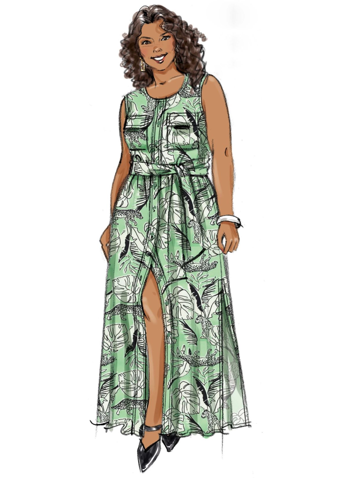 Butterick Sewing Pattern B6891 Women's Dress, Jumpsuit and Sash