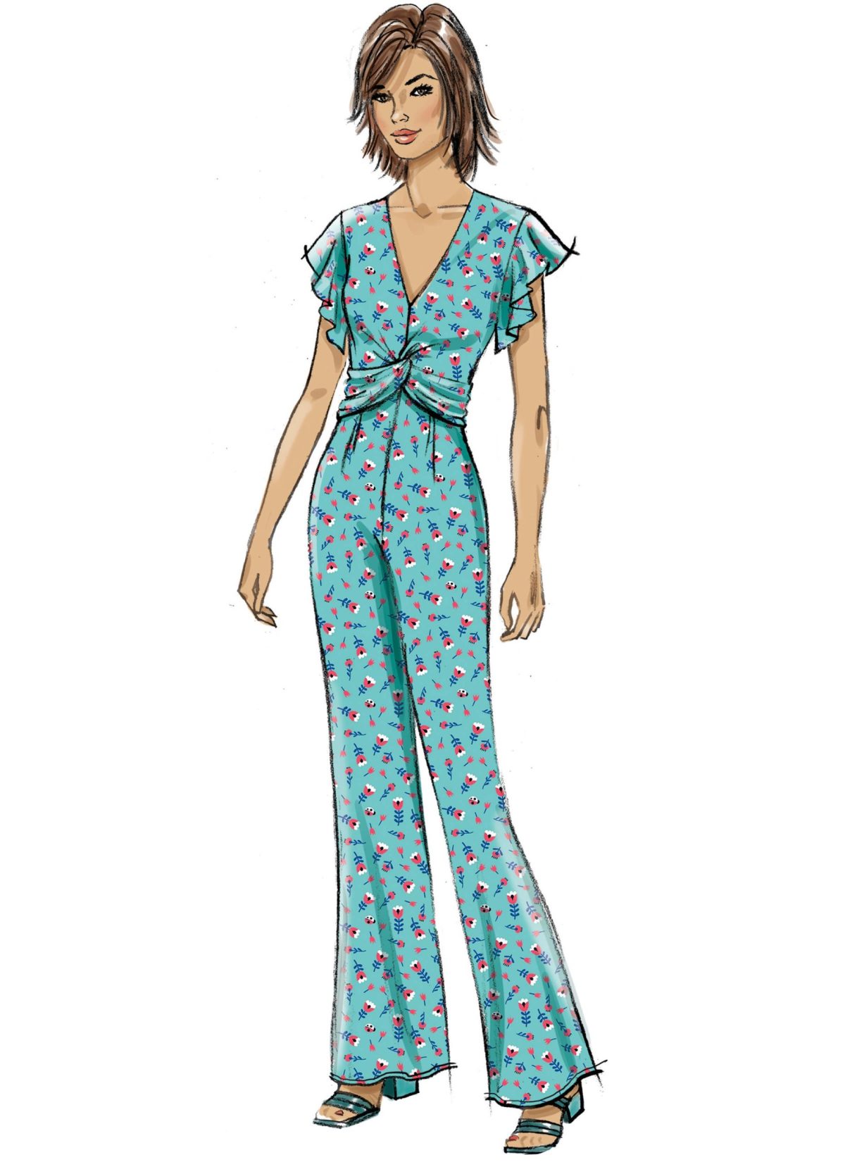 Butterick Sewing Pattern B6893 Misses' Dress and Jumpsuit