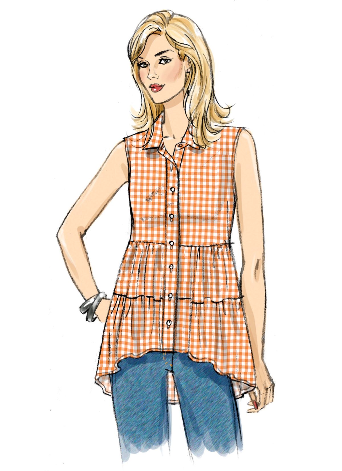 Butterick Sewing Pattern B6897 Misses' Top
