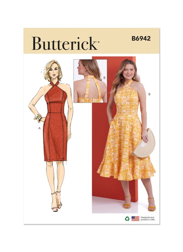 Butterick Sewing Pattern B6942 Misses' Dresses