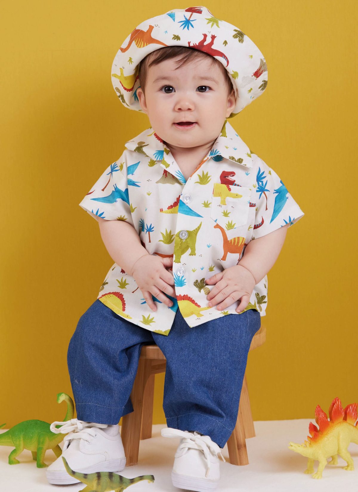Butterick Sewing Pattern B6949 Babies' Shirts, T-Shirt, Trousers and Hat