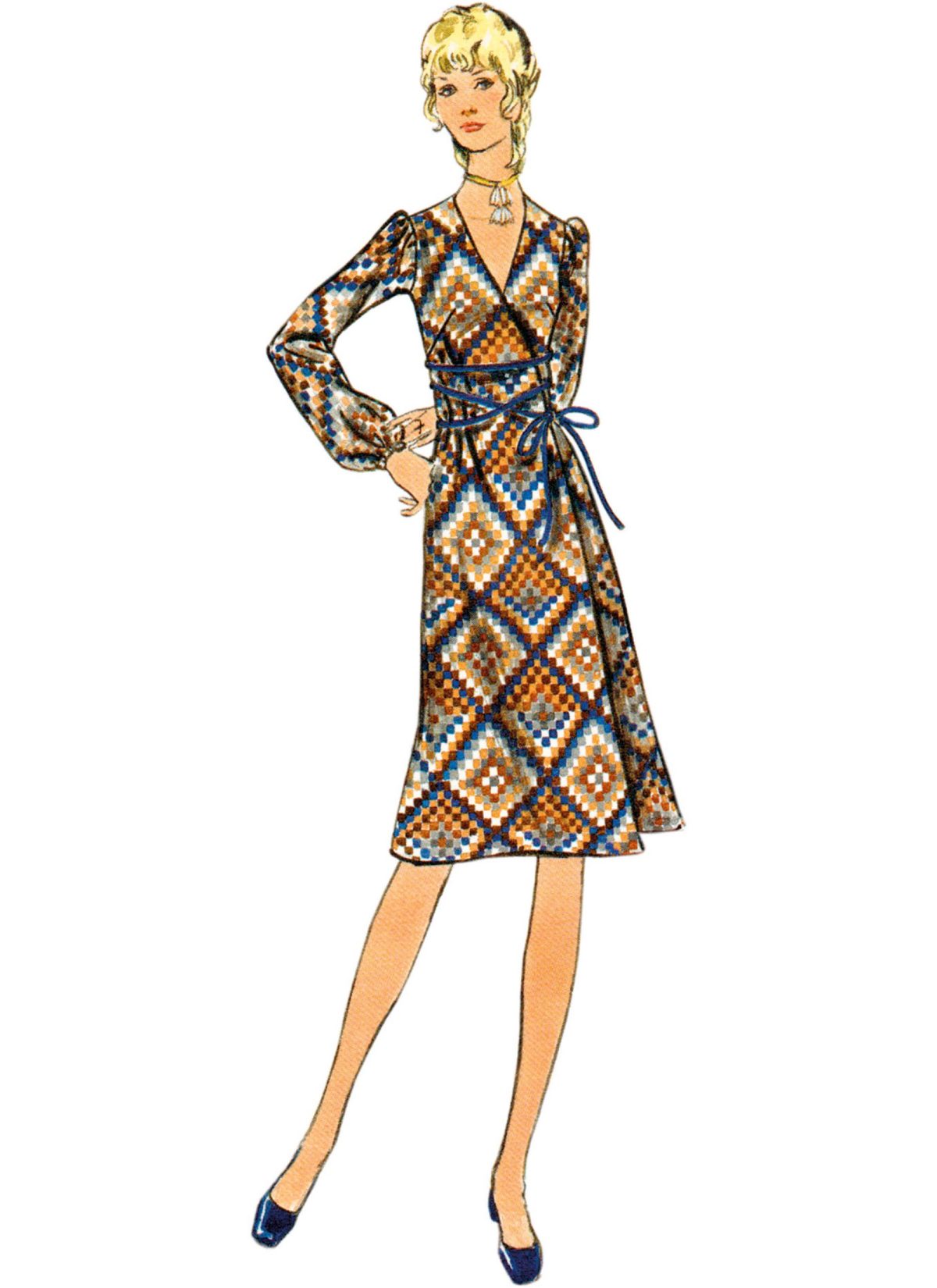 Butterick Sewing Pattern B6958 Misses' Vintage Dress, Tunic and Trousers