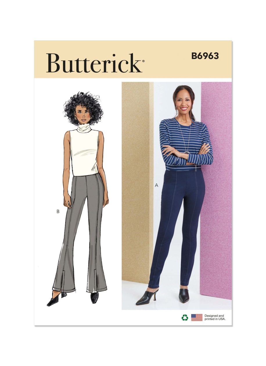 Butterick Sewing Pattern B6963 Misses' Trousers