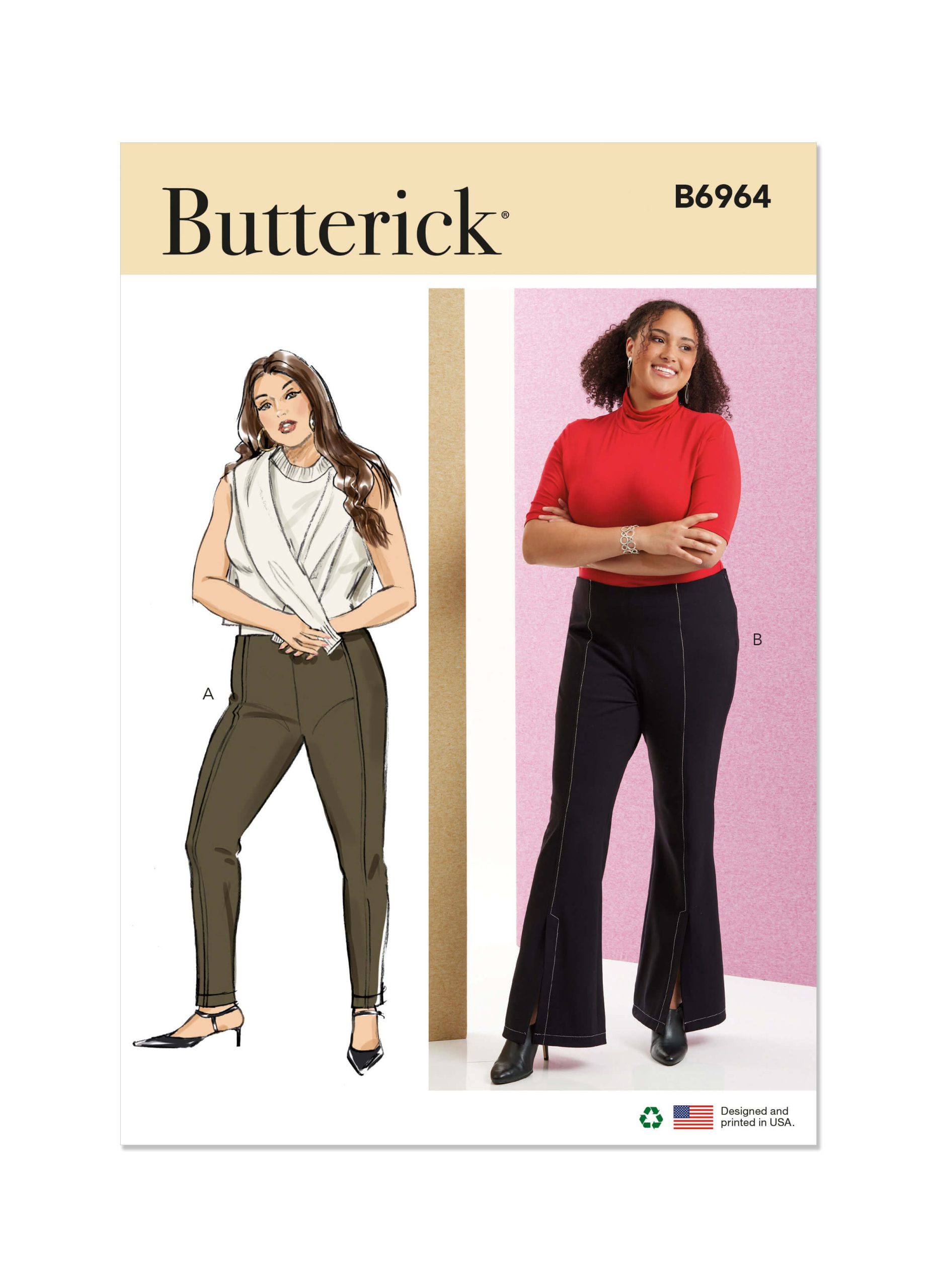 Butterick Sewing Pattern B6964 Women’s Trousers