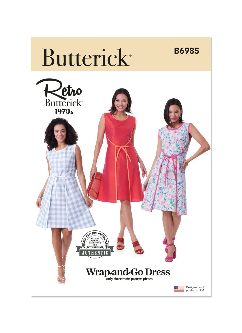 Butterick Sewing Pattern B6985 Misses' Dress