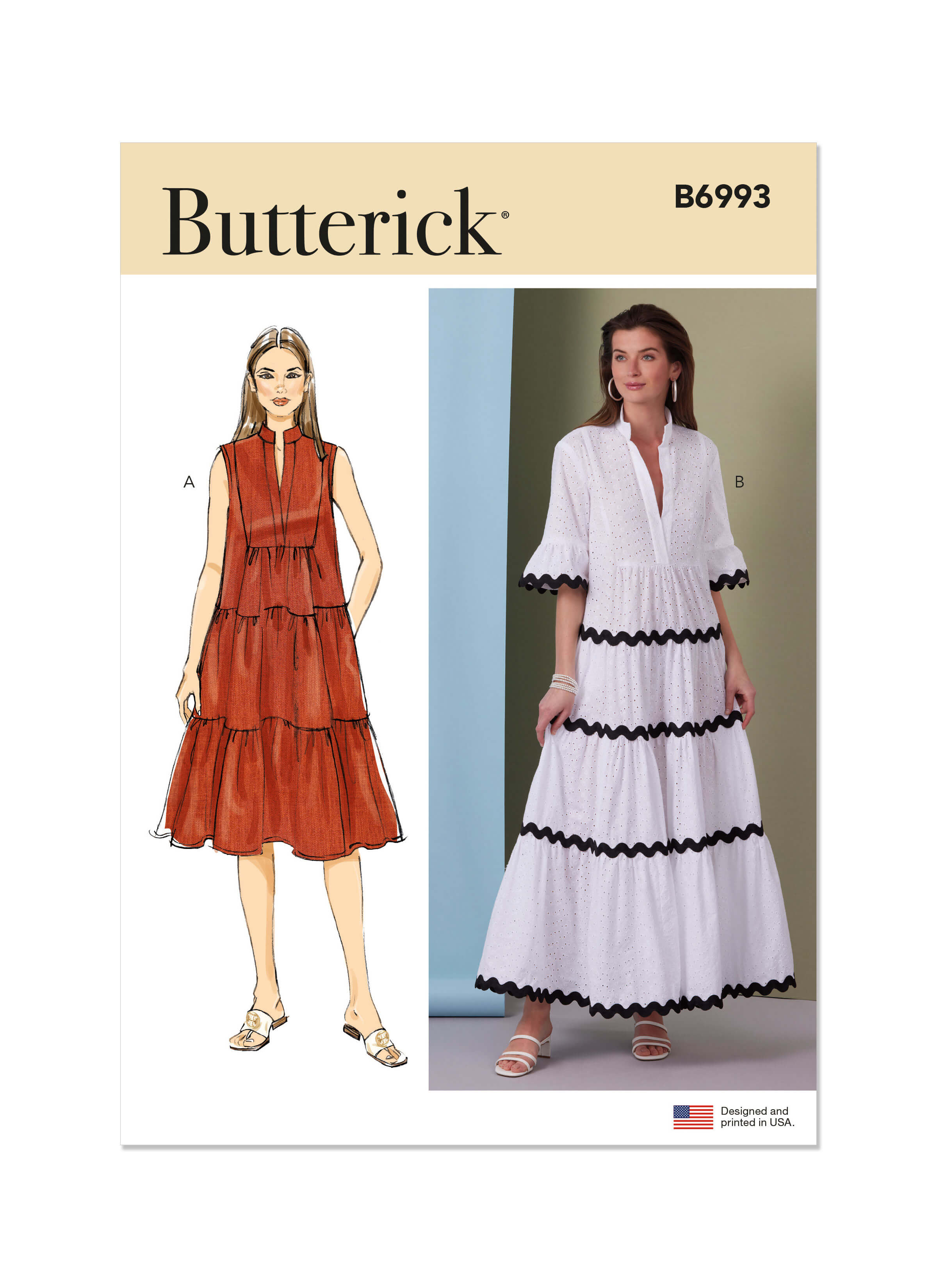 Butterick Sewing Pattern B6993 Misses' Dresses