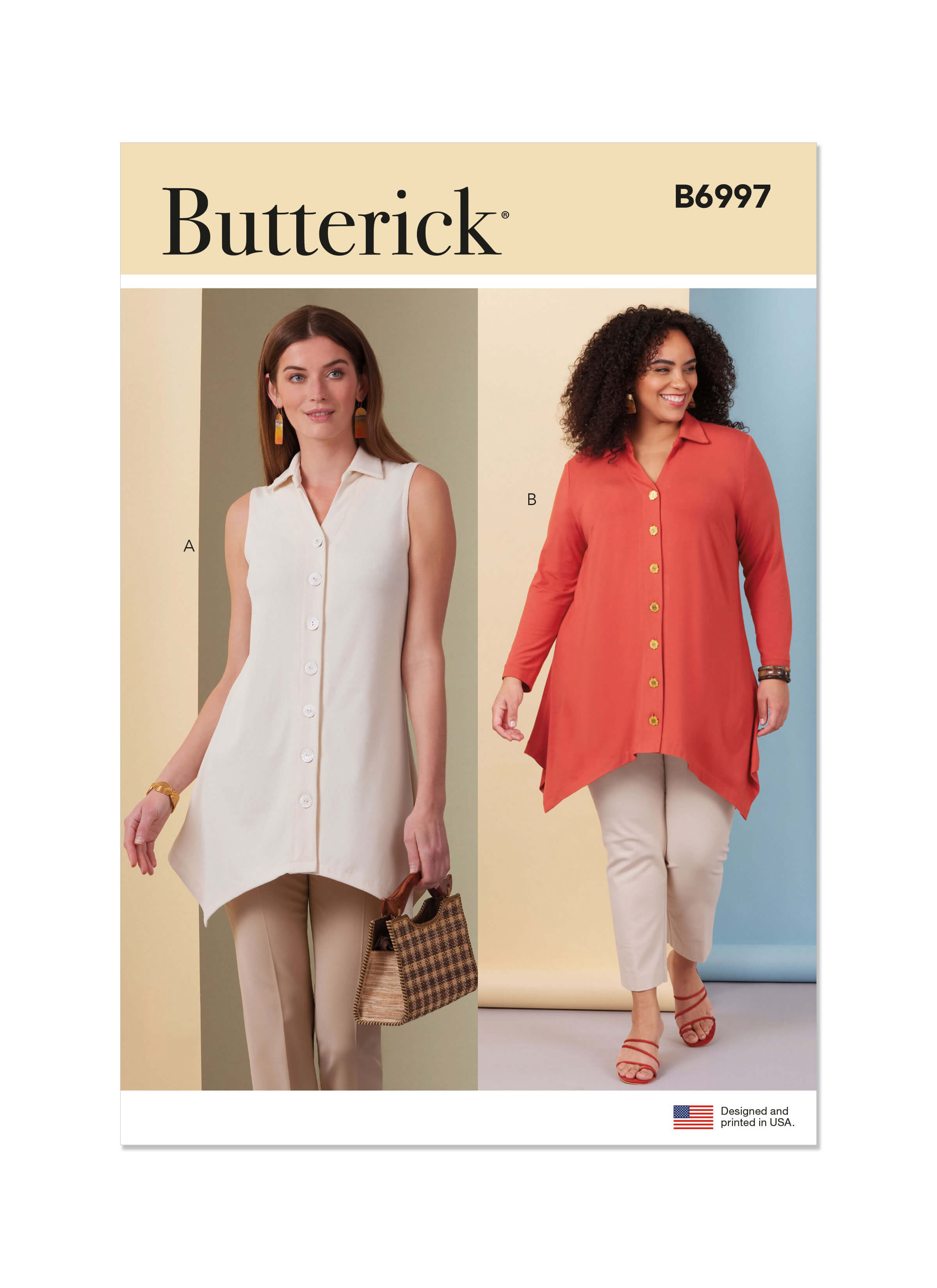 Butterick Sewing Pattern B6997 Misses' and Women's Knit Tops