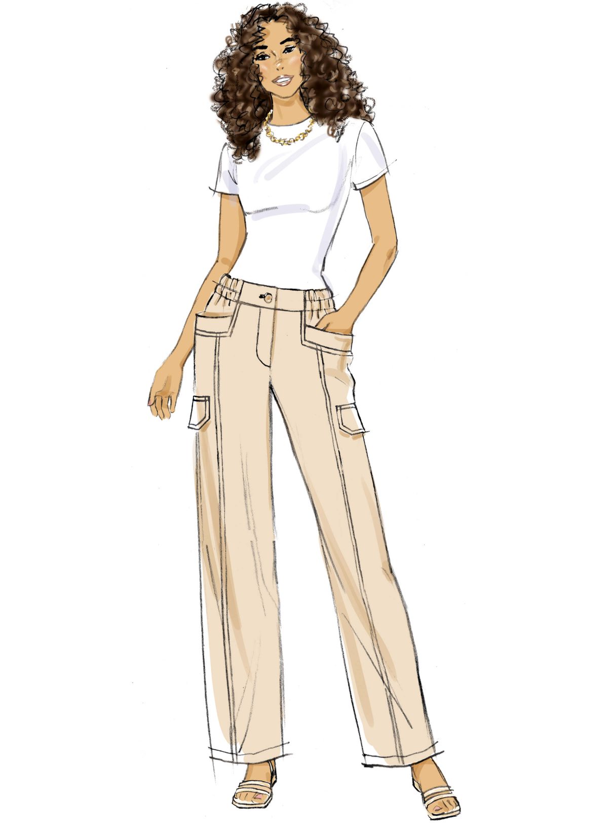 Butterick Sewing Pattern B6998 Misses' Shorts and Trousers