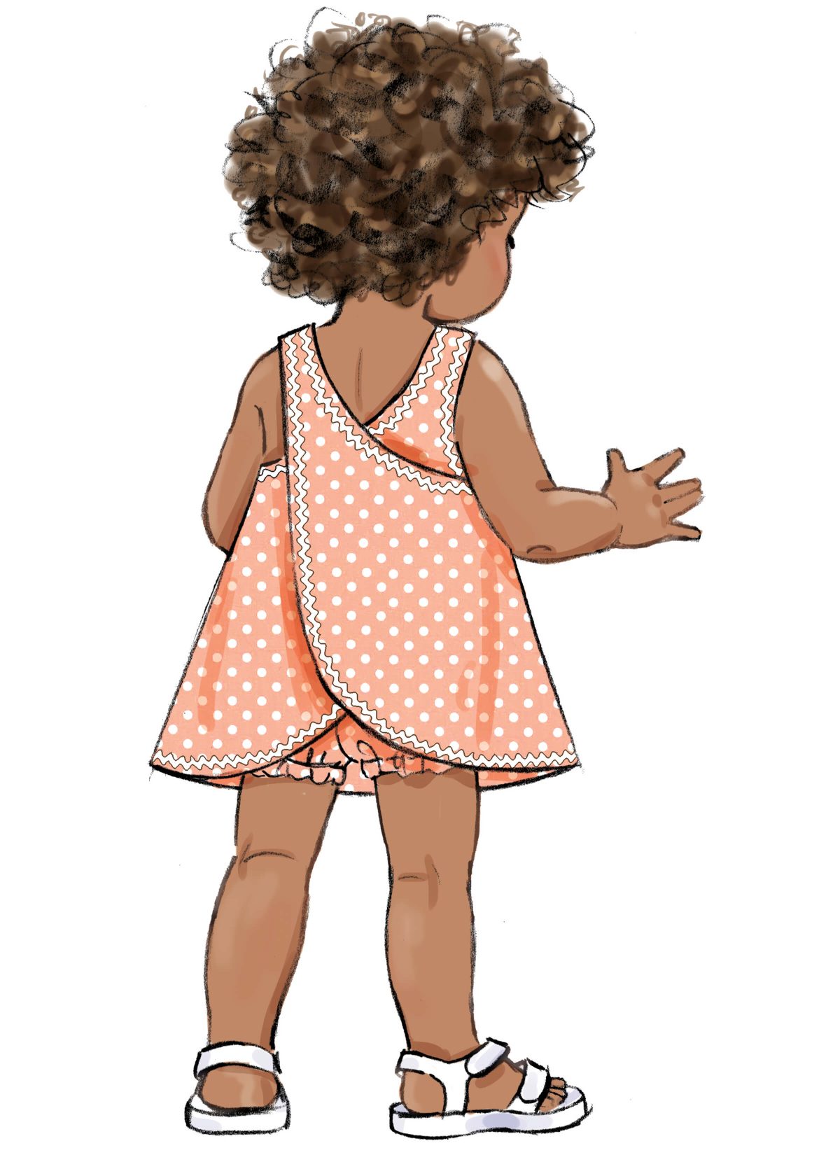 Butterick Sewing Pattern B7003 Toddlers' Dresses and Panties
