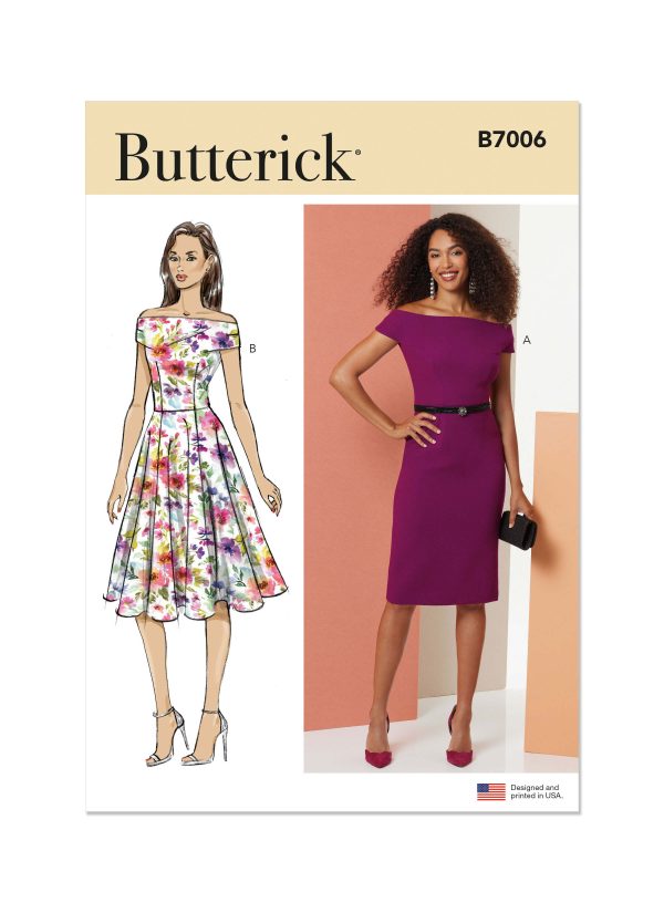 Butterick Sewing Pattern B7006 Misses' Dresses