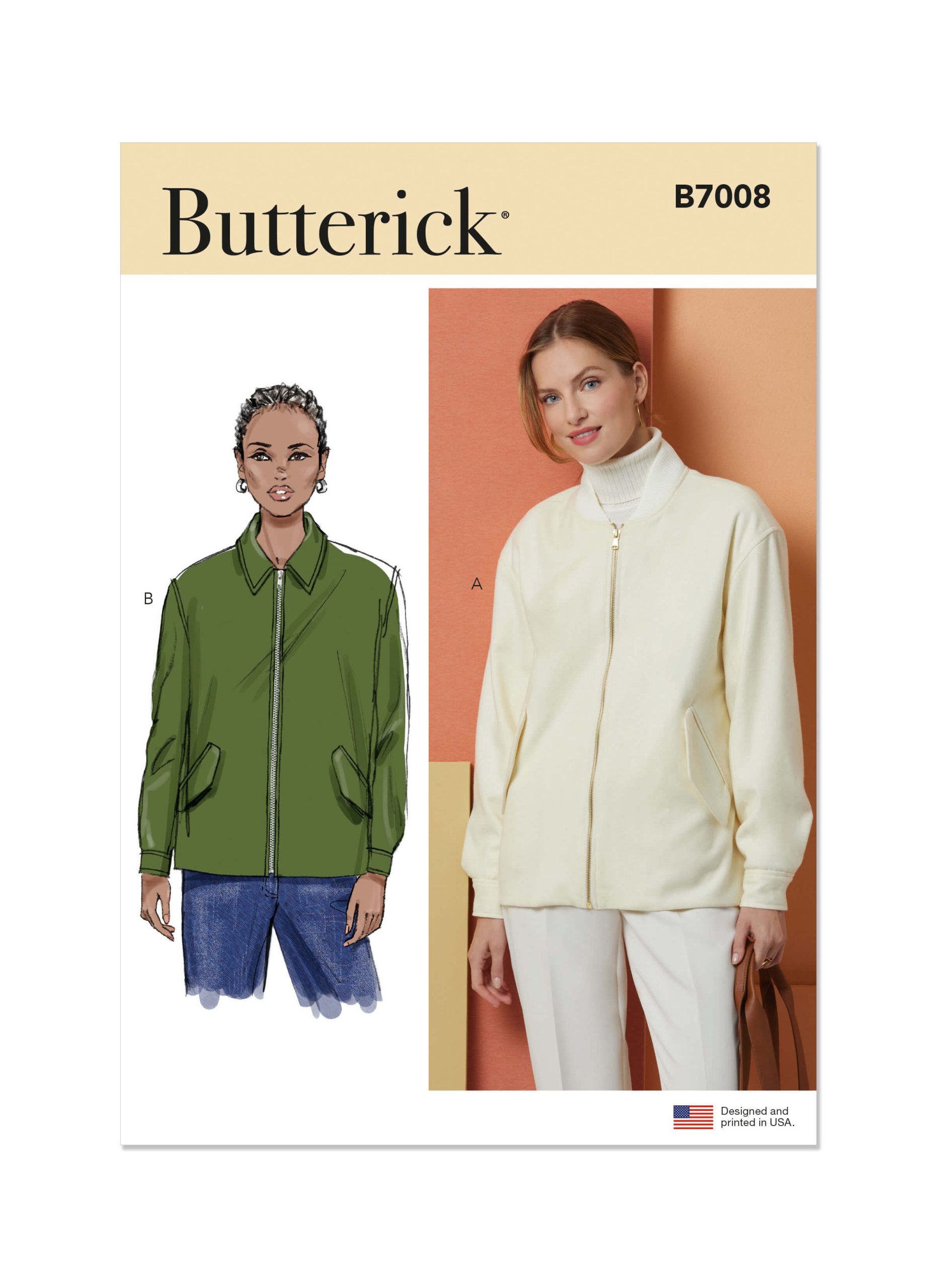 Butterick Sewing Pattern B7008 Misses’ Jackets