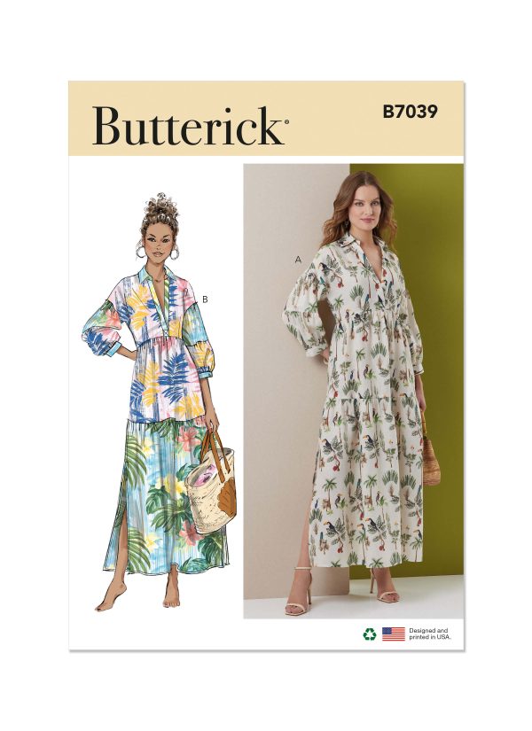 Butterick Sewing Pattern B7039 Misses' Dresses