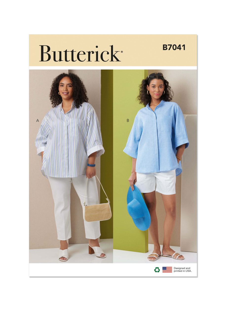 Butterick Sewing Pattern B7041 Misses' and Women's Shirts