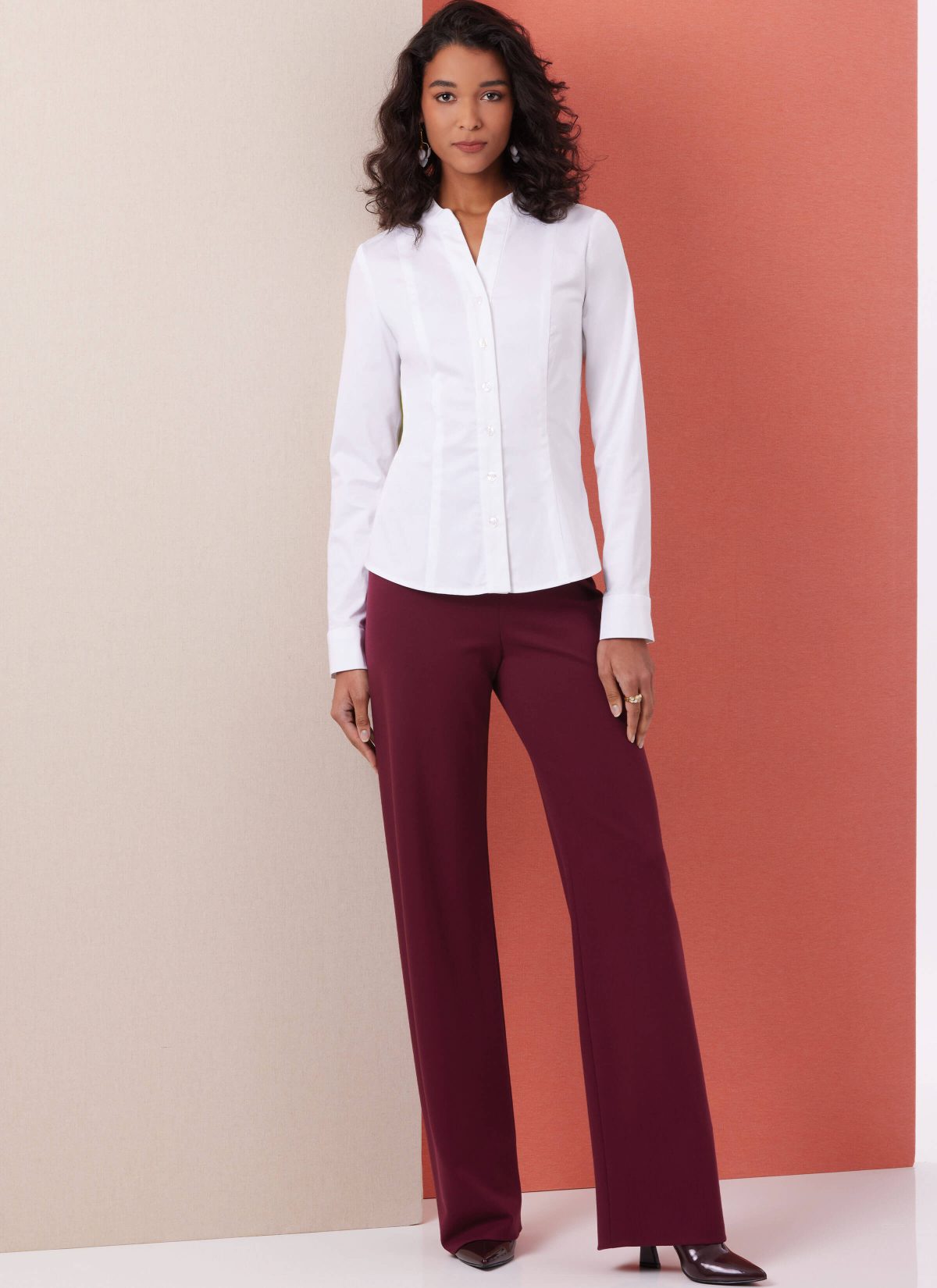 Butterick Sewing Pattern B7055 Misses' Shirts with Princess Seams by Tammie Pontsler for Palmer/Pletsch