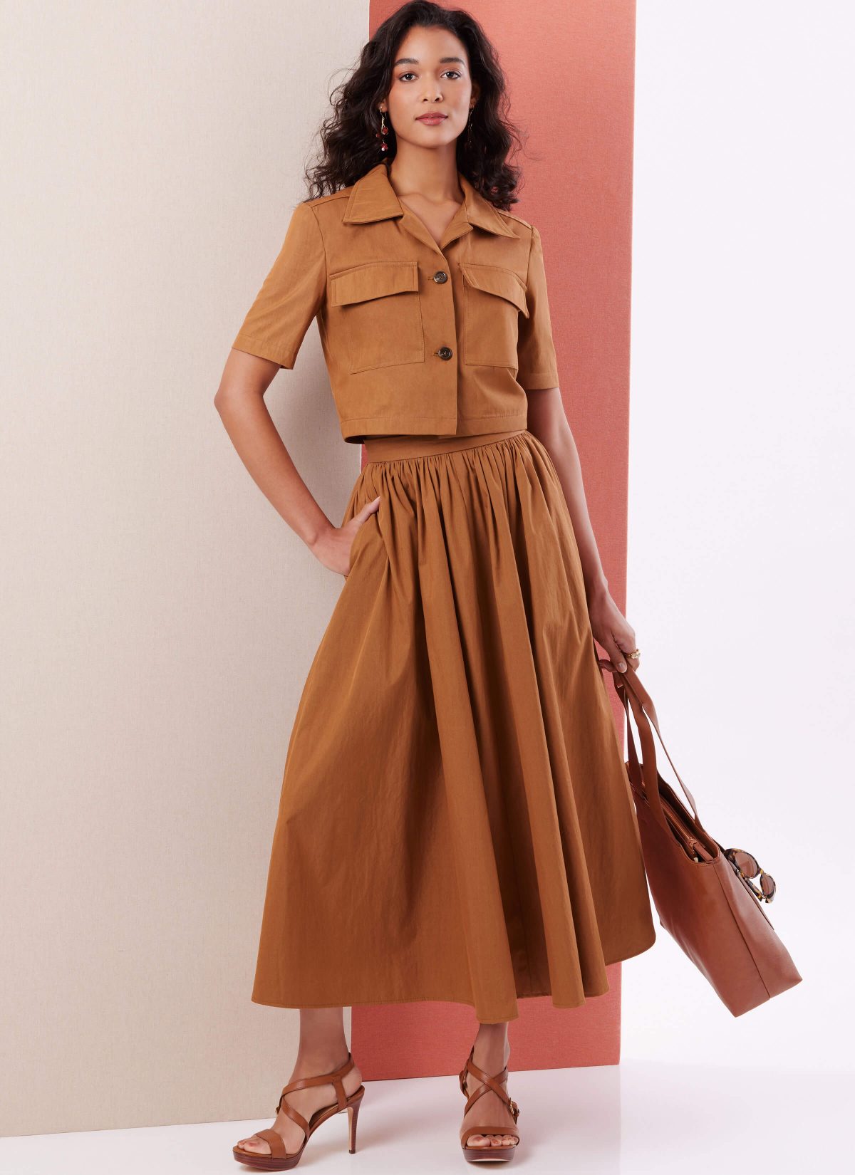 Butterick Sewing Pattern B7061 Misses' and Miss Petite Jacket with Sleeve Variations, Skirt and Trousers
