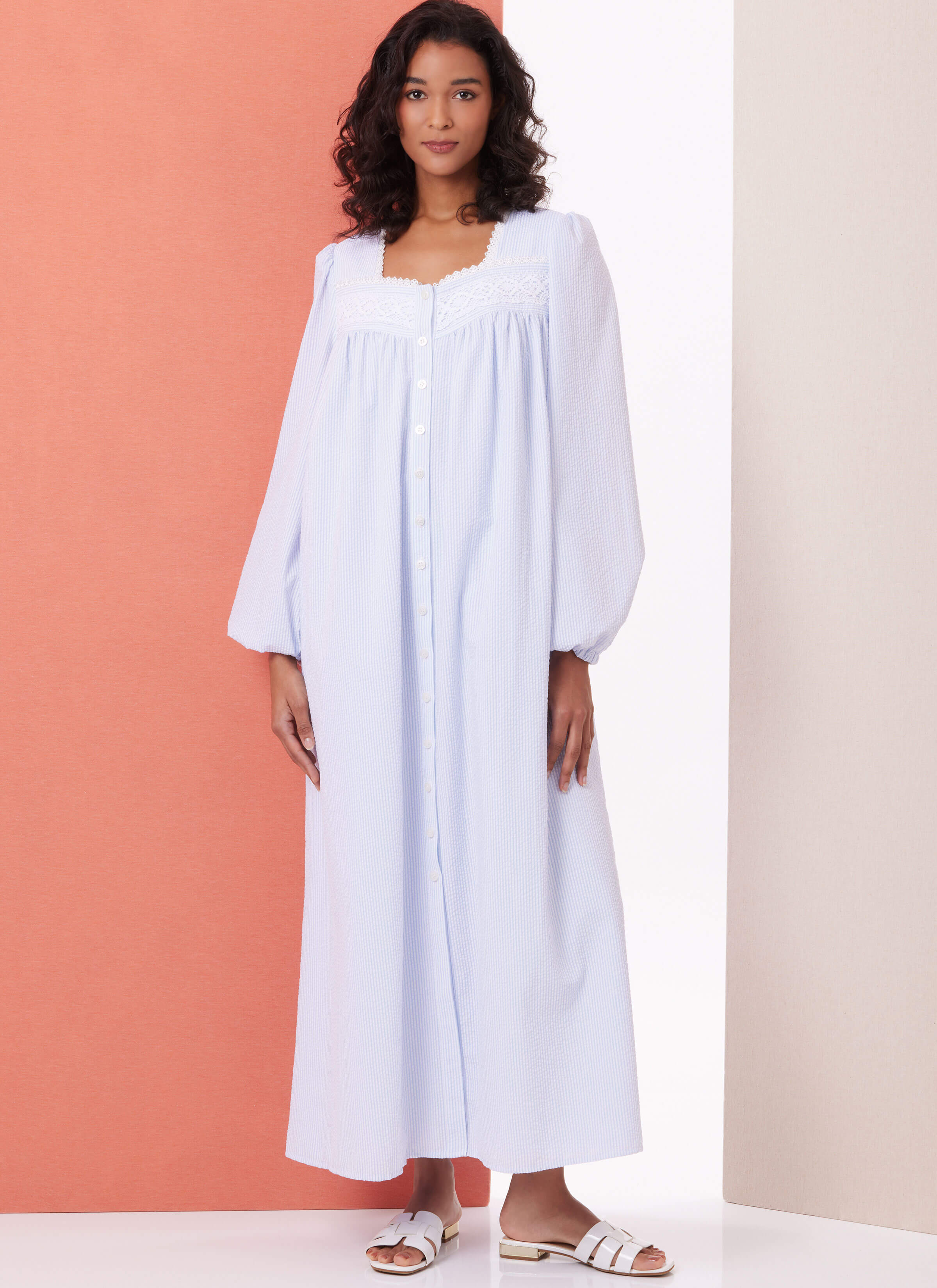 Butterick Sewing Pattern B7062 Misses' Robe and Nightgown