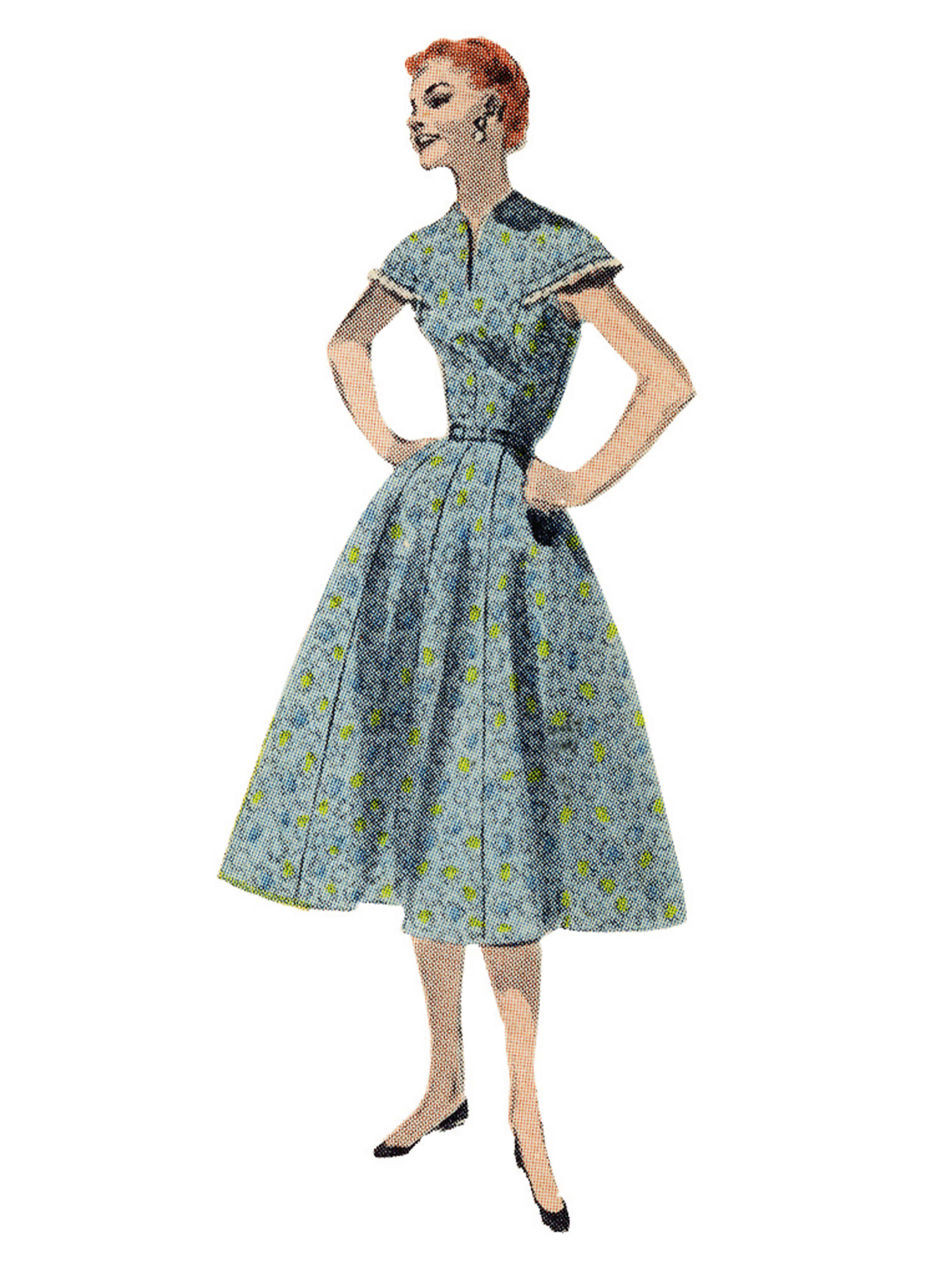 Butterick Sewing Pattern B7070 Misses' Capelet Yoked Dresses