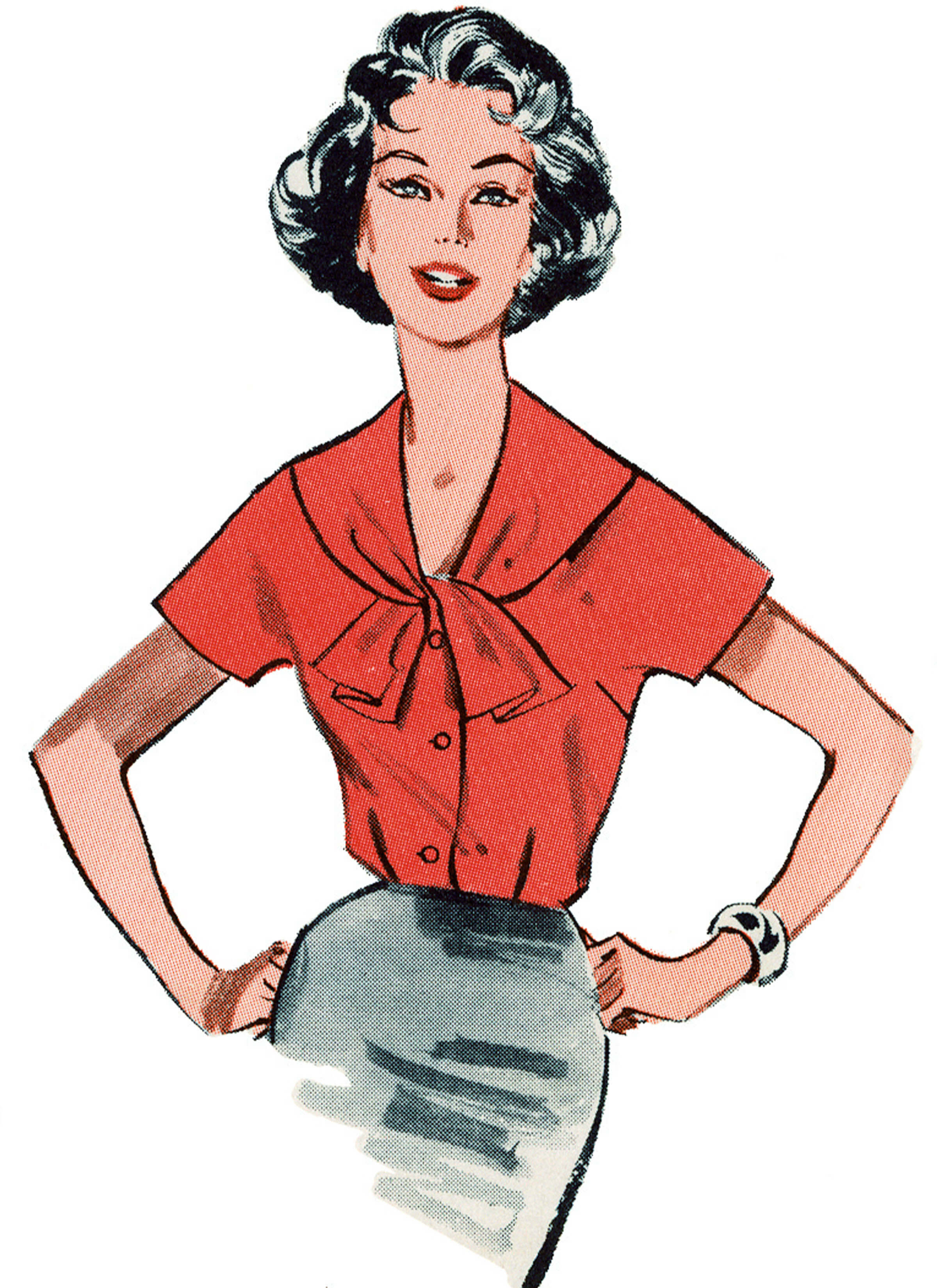 Butterick Sewing Pattern B7071 Misses' Blouse with Four Necklines