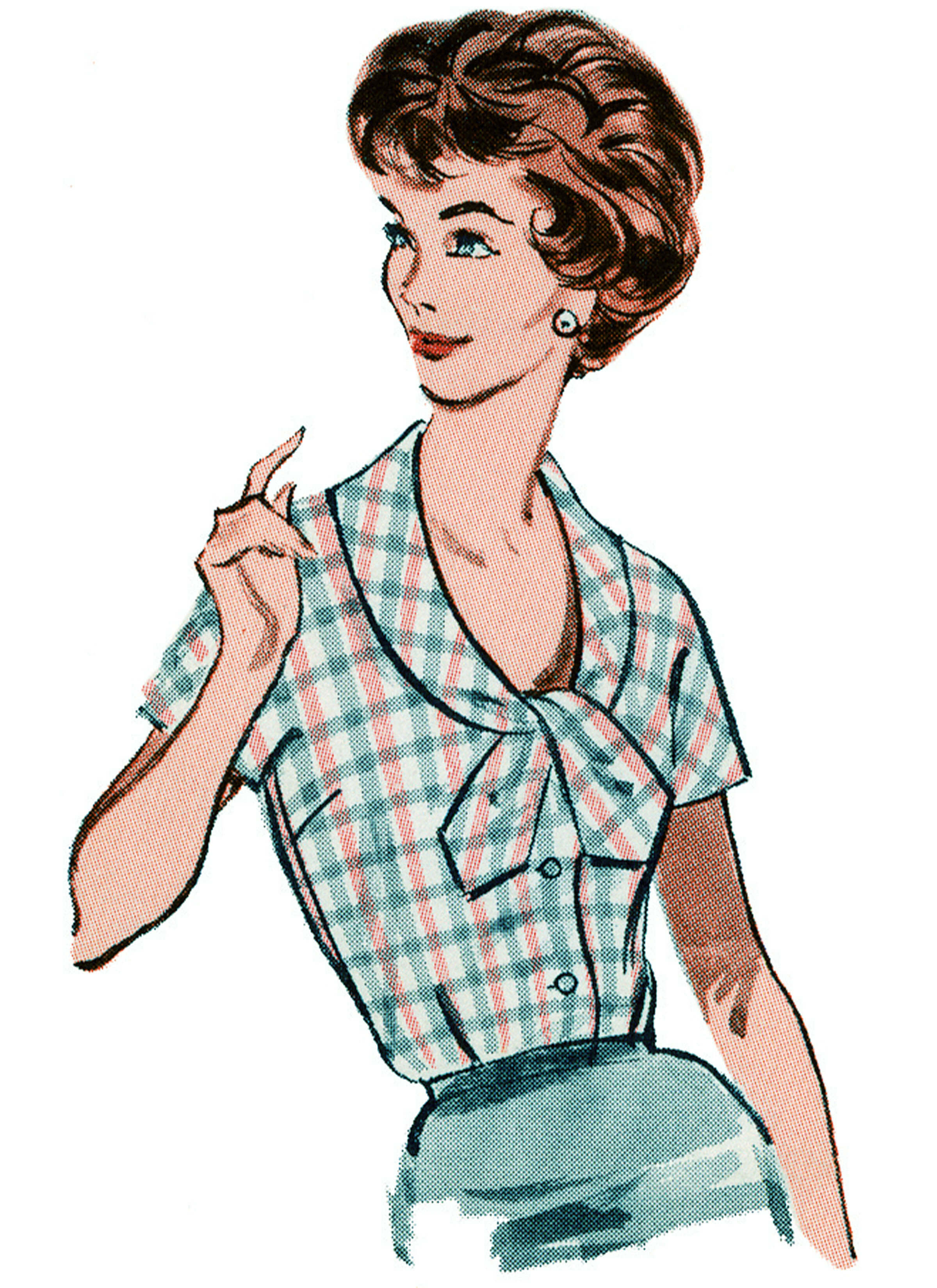 Butterick Sewing Pattern B7071 Misses' Blouse with Four Necklines