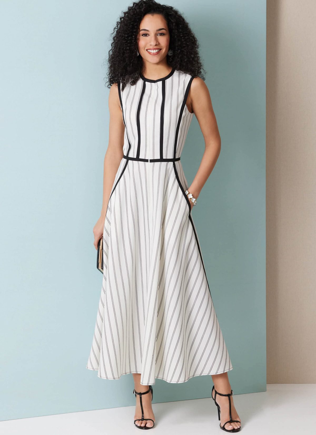 Butterick Sewing Pattern B7076 Misses' and Women's Fit and Flare Dress in Two Lengths