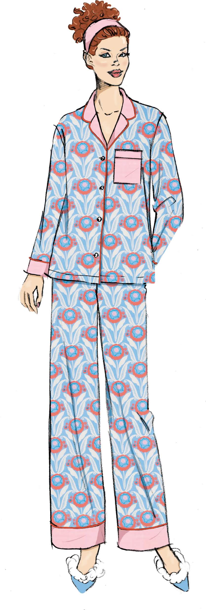 Butterick Sewing Pattern B7083 Misses' Pyjamas