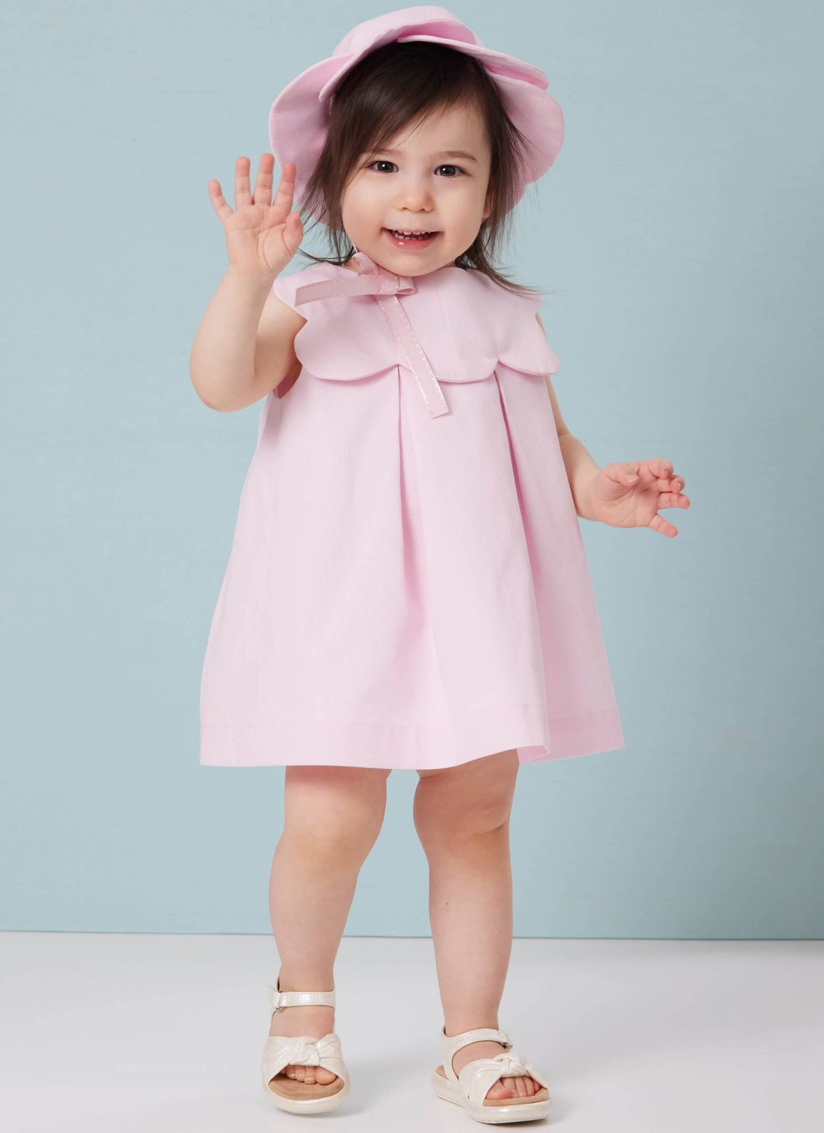 Butterick Sewing Pattern B7086 Toddlers' Dresses, Knickers and Hat