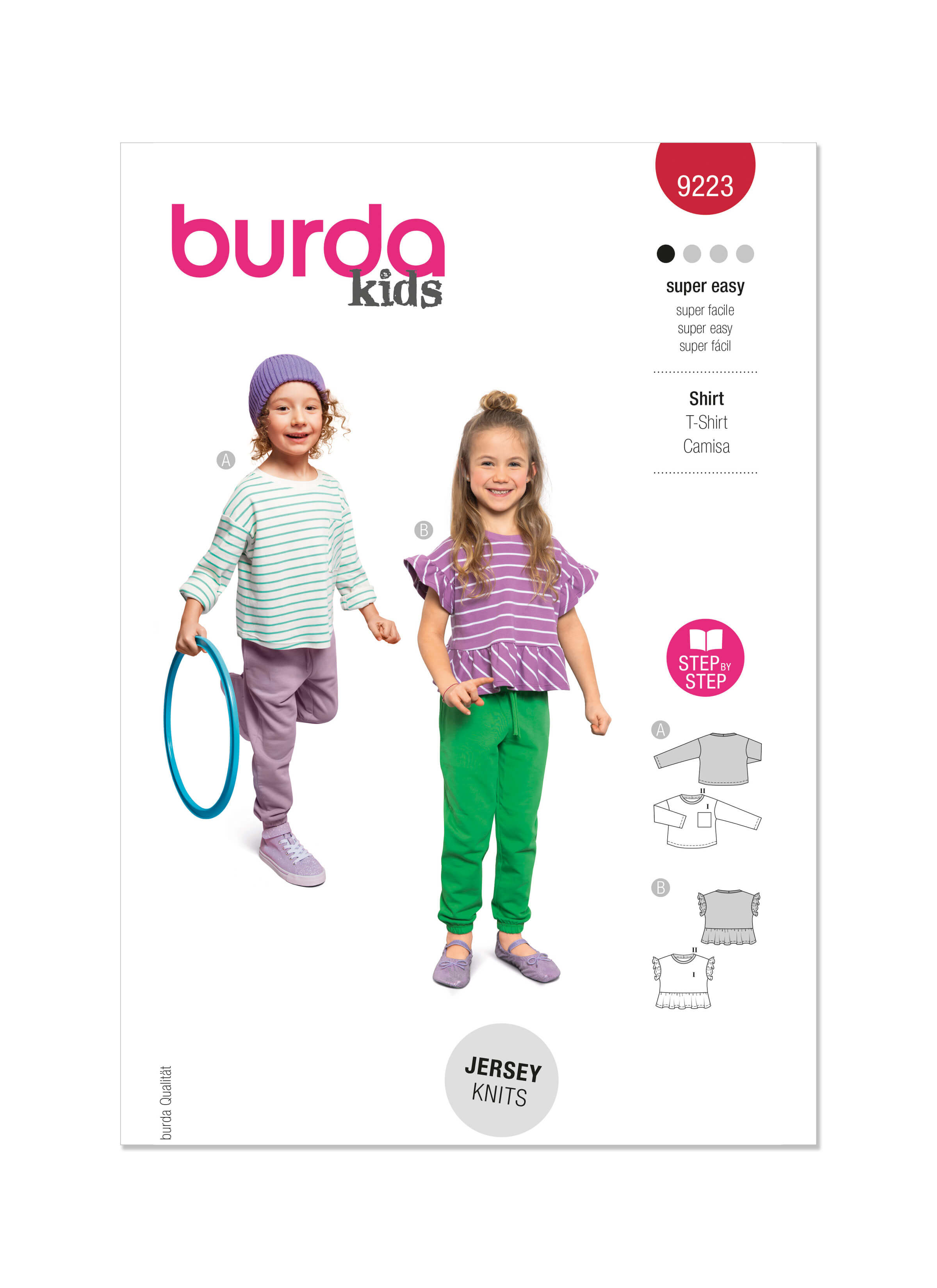 Burda Style Pattern 9223 Children's Top