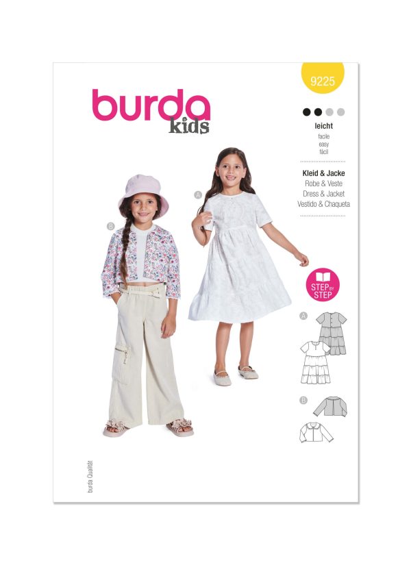 Burda Style Pattern 9225 Children's Jacket & Dress