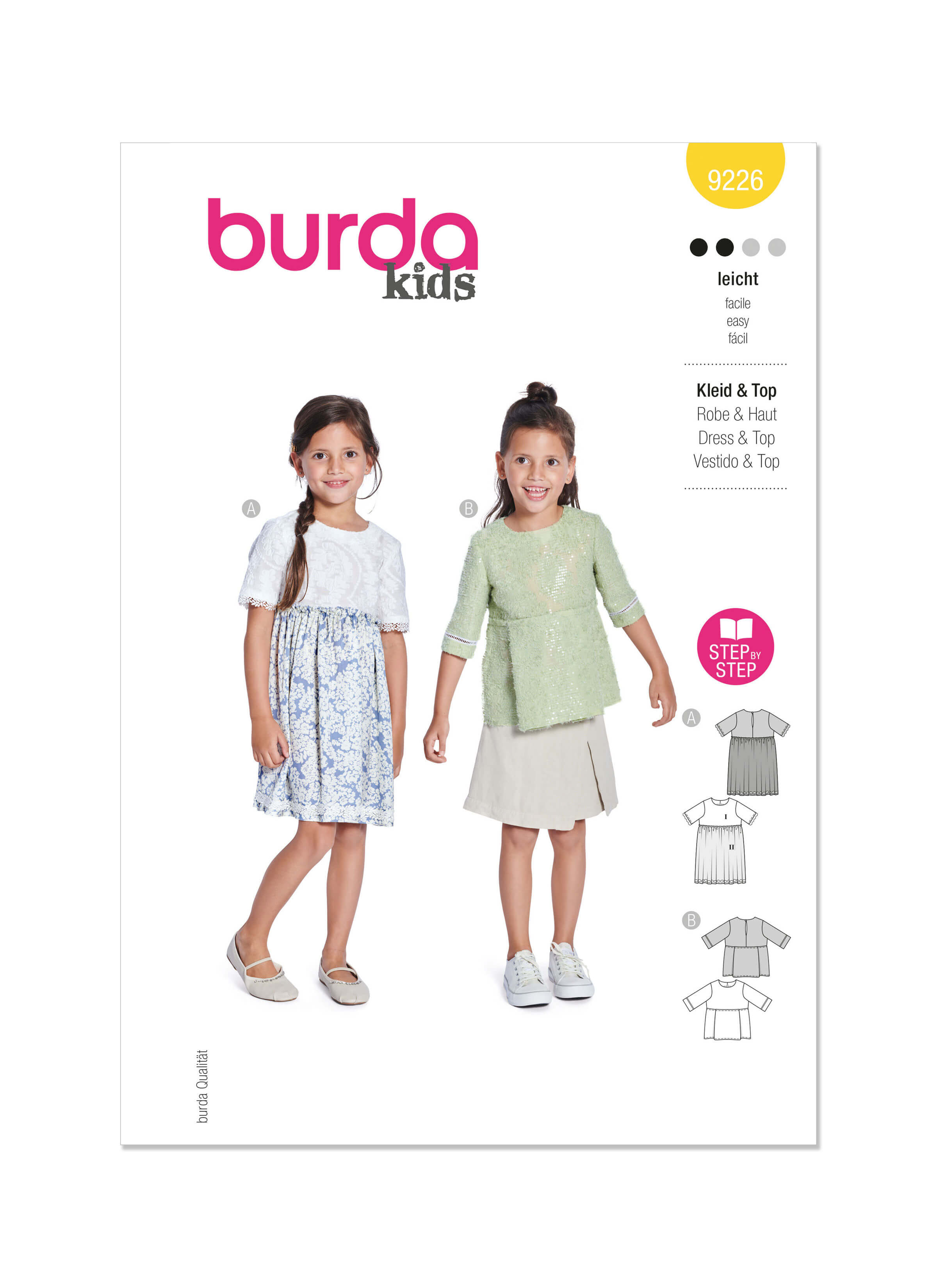 Burda Style Pattern 9226 Children's Dress