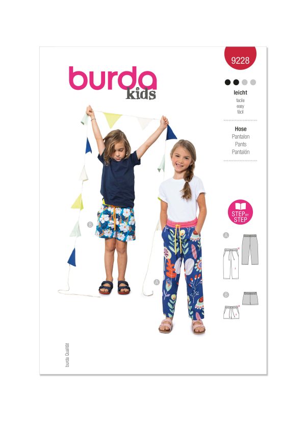 Burda Style Pattern 9228 Children's Trousers