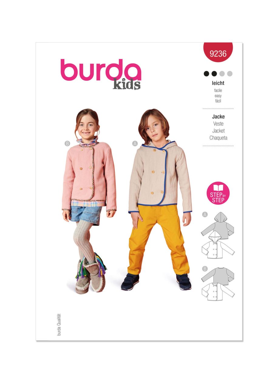 Burda Style Pattern B9236 Children's Jacket