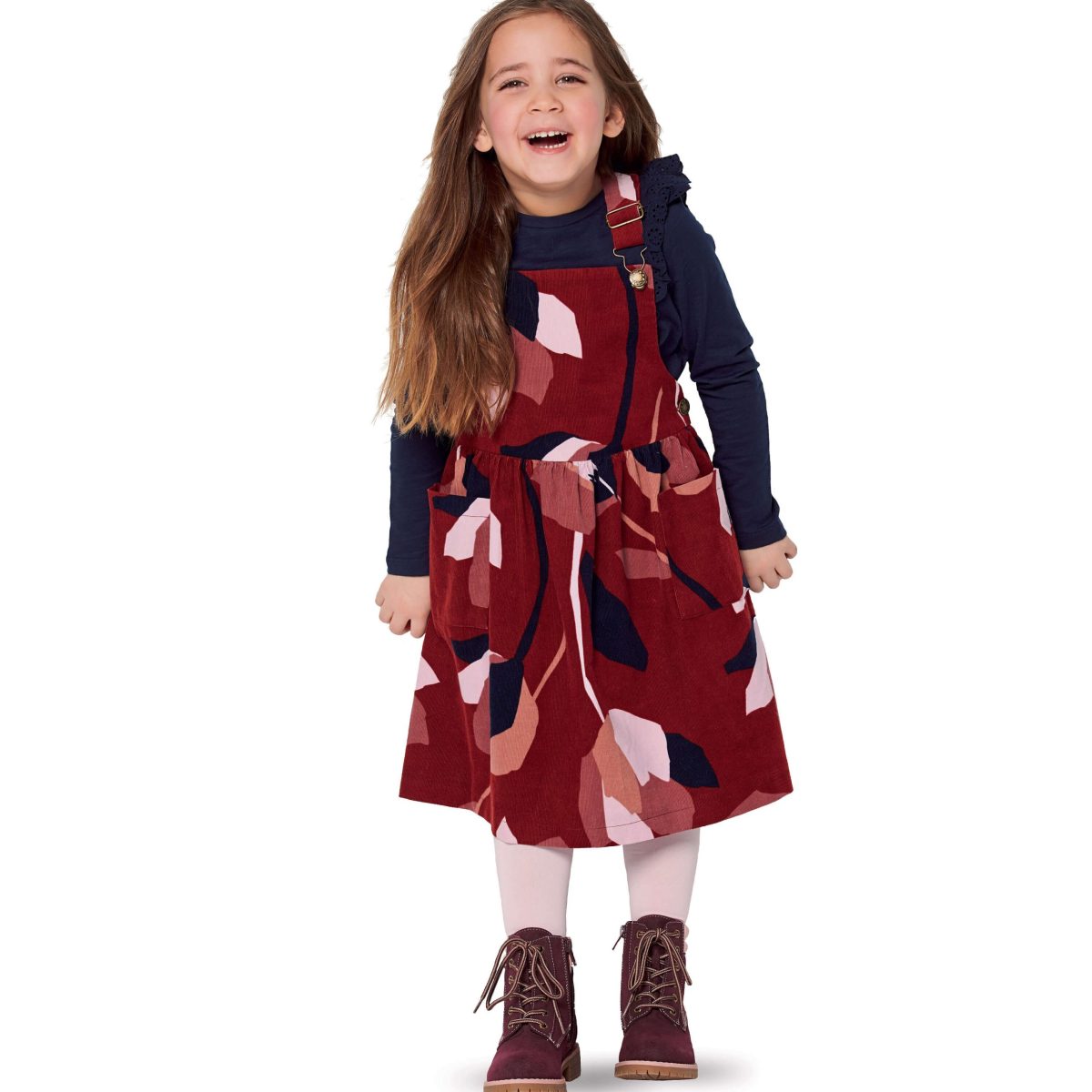 Burda Style Pattern 9287 Children's Pinafore Dress
