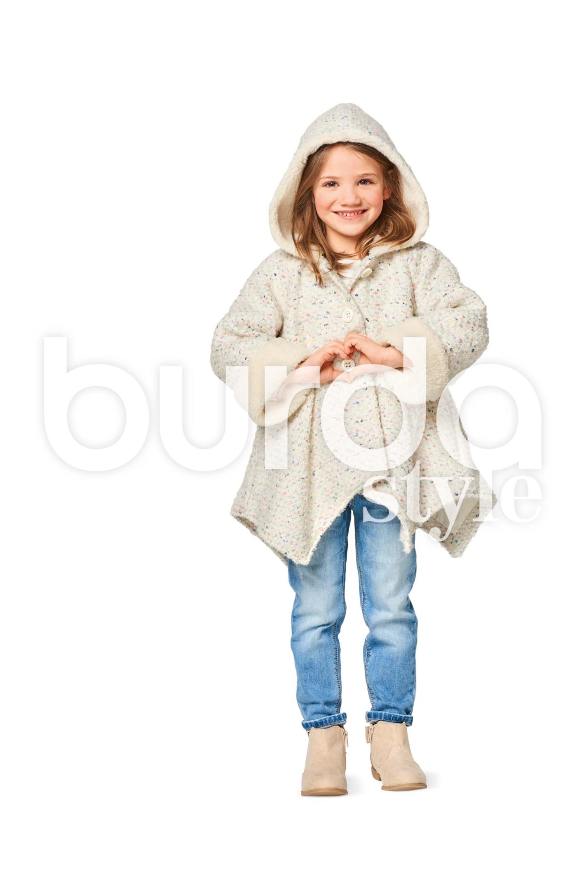 Burda Style Pattern B9353 Child's A-Line Coat