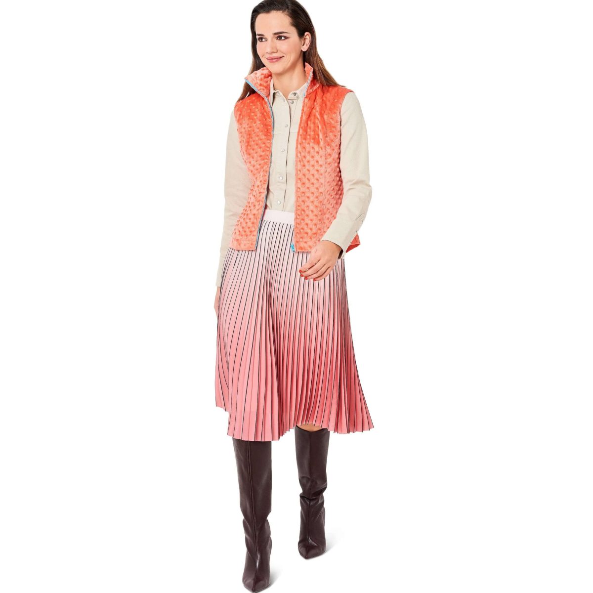Burda Style Pattern 6114 Misses' Waistcoat or Jacket
